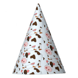 Benutzerdefiniertes Party mit Kühen Partyhütchen