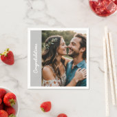 "Benutzerdefiniertes Party Napkin - Foto & Text be Serviette (Beispiel)