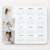 Benutzerdefiniertes Pastellrosa 2025 Kalender mit Mousepad (Vorne)