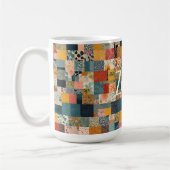 Benutzerdefiniertes Patchwork-Muster Kaffeetasse (Links)