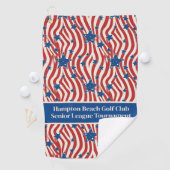 Benutzerdefiniertes patriotisches Golfhandtuch (Insitu)