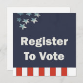 Benutzerdefiniertes Patriotisches Register zur Abs Einladung (Vorne/Hinten)