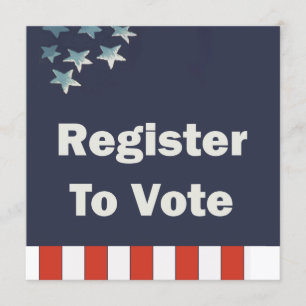 Benutzerdefiniertes Patriotisches Register zur Abs Einladung