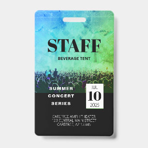 Benutzerdefiniertes Personal - All Access Concept Ausweis