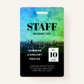 Benutzerdefiniertes Personal - All Access Concept Ausweis (Vorderseite)