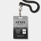 Benutzerdefiniertes Personal - All Access Concept Ausweis (Vorderseite mit Lanyard)