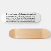 Benutzerdefiniertes Personalisiert 7,875" Skateboa Skateboard (Horizontal)