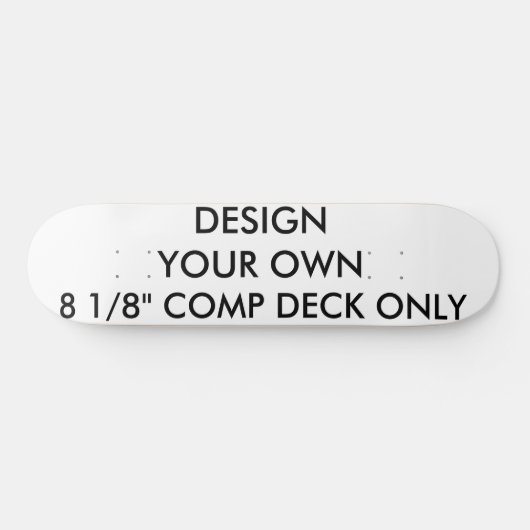 Benutzerdefiniertes Personalisiert 8 1/8" Comp-Ska Skateboard (Horizontal)