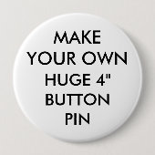 Benutzerdefiniertes Personalisiertes 4" Button-Abz Button (Vorderseite)