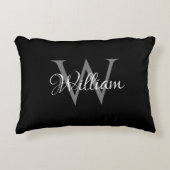 Benutzerdefiniertes Personalisiertes Anfangsskript Dekokissen (Vorderseite)