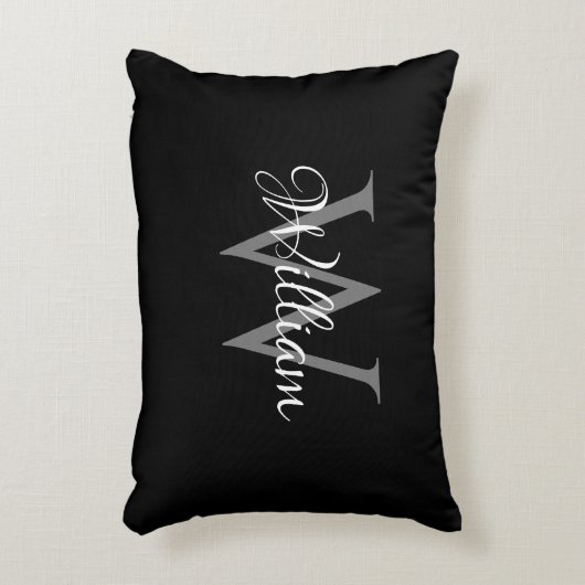 Benutzerdefiniertes Personalisiertes Anfangsskript Dekokissen (Vorderseite(Vertikal))