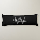 Benutzerdefiniertes Personalisiertes Anfangsskript Seitenschläferkissen (Rückseite)