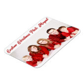 Benutzerdefiniertes Personalisiertes CHRISTMAS-FOT Magnet (Linke Seite)