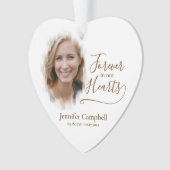 Benutzerdefiniertes Personalisiertes Classic-Foto- Ornament (Vorderseite)