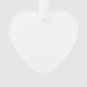 Benutzerdefiniertes Personalisiertes Classic-Foto- Ornament (Rückseite)