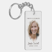 Benutzerdefiniertes Personalisiertes Classic-Foto- Schlüsselanhänger (Vorderseite links)