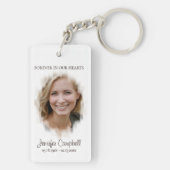 Benutzerdefiniertes Personalisiertes Classic-Foto- Schlüsselanhänger (Rückseite)