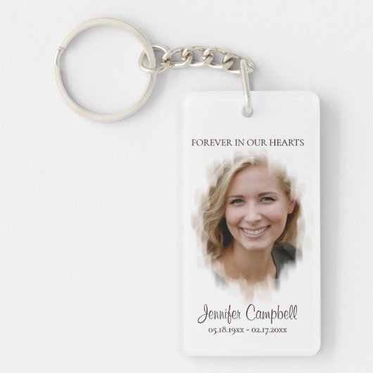 Benutzerdefiniertes Personalisiertes Classic-Foto- Schlüsselanhänger (Vorderseite)