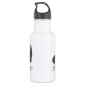 Benutzerdefiniertes Personalisiertes Dance Studio Trinkflasche (Rückseite)