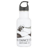 Benutzerdefiniertes Personalisiertes Dance Studio  Trinkflasche (Vorderseite)