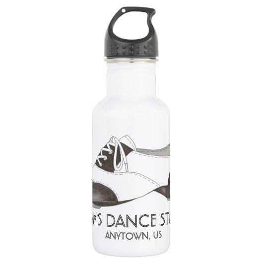 Benutzerdefiniertes Personalisiertes Dance Studio Trinkflasche (Vorderseite)