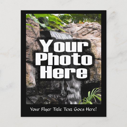 Benutzerdefiniertes Personalisiertes digitales Fot Flyer (Vorne)