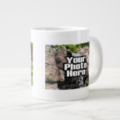 Benutzerdefiniertes Personalisiertes digitales Fot Jumbo-Tasse (Vorderseite Rechts)