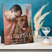 Benutzerdefiniertes Personalisiertes Dog-Foto zur  Fotoplatte (Seite)