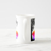 Benutzerdefiniertes Personalisiertes Elefantendesi Porzellantasse (Rückseite)