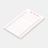 Benutzerdefiniertes Personalisiertes Erase Board m Post-it Klebezettel (angewinkelt)