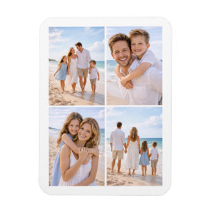 Benutzerdefiniertes personalisiertes Familienfoto Magnet