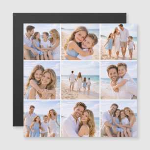 Benutzerdefiniertes personalisiertes Familienfoto Magnetkarte