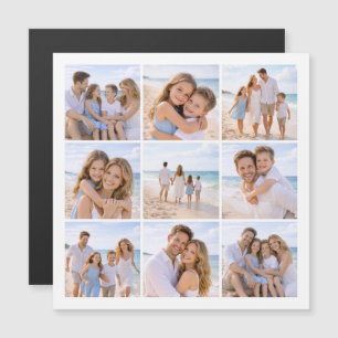 Benutzerdefiniertes personalisiertes Familienfoto Magnetkarte