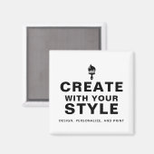 Benutzerdefiniertes Personalisiertes Firmenbrandin Magnet (Vorderseite/Rückseite)