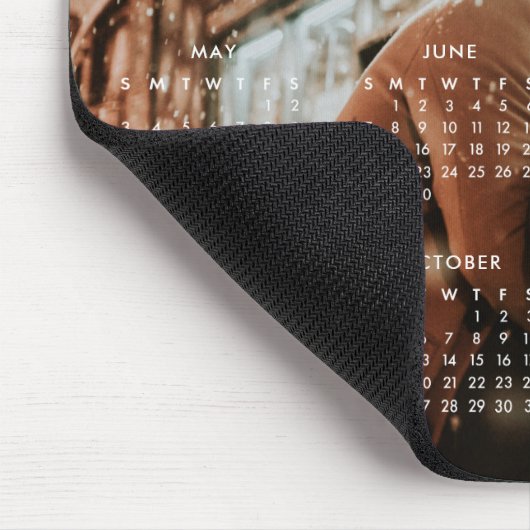 Benutzerdefiniertes Personalisiertes Foto 2024 Kal Mousepad (Ecke)