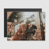 Benutzerdefiniertes Personalisiertes Foto 2025 Kal Magnetkarte (Vorne/Hinten)