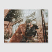 Benutzerdefiniertes Personalisiertes Foto 2025 Kal Magnetkarte (Vorderseite)