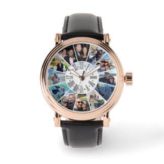 Benutzerdefiniertes Personalisiertes Foto Armbanduhr