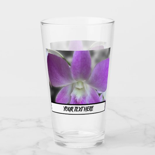 Benutzerdefiniertes personalisiertes Foto-Bierglas Glas (Vorderseite)