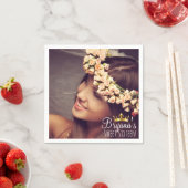 Benutzerdefiniertes Personalisiertes Foto Bild Swe Serviette (Beispiel)