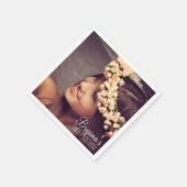 Benutzerdefiniertes Personalisiertes Foto Bild Swe Serviette (Ecke)