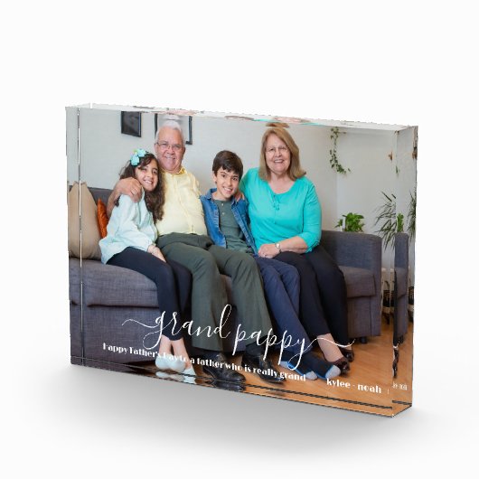 Benutzerdefiniertes Personalisiertes Foto-Blockprä Fotoblock (Rechts)