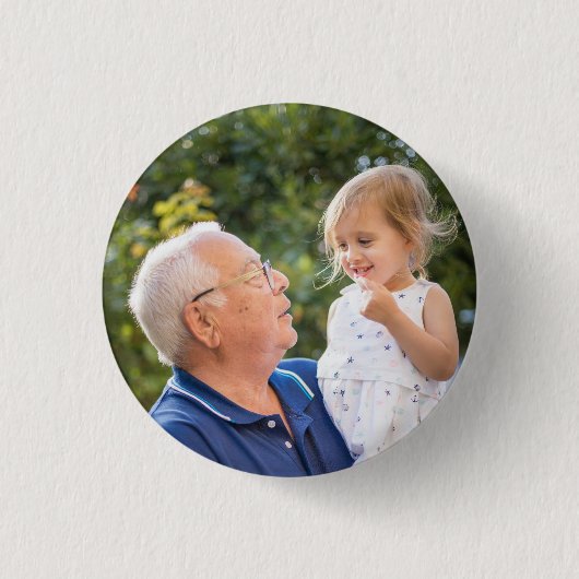 Benutzerdefiniertes personalisiertes Foto Button (Vorderseite)