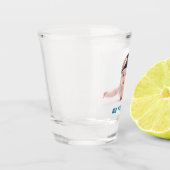 Benutzerdefiniertes Personalisiertes Foto drucken Schnapsglas (Links)