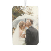 Benutzerdefiniertes Personalisiertes Foto Einfache Autolufterfrischer (Rückseite)