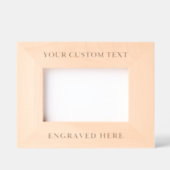 Benutzerdefiniertes Personalisiertes Foto Geätzte Rahmen (Vorderseite)