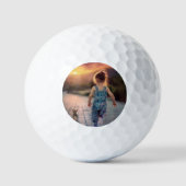 Benutzerdefiniertes Personalisiertes Foto Golfball (Vorderseite)