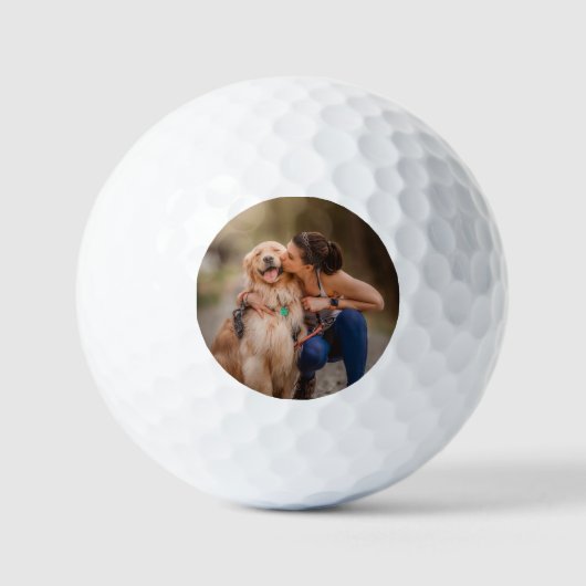 Benutzerdefiniertes Personalisiertes Foto Golfball (Vorderseite)