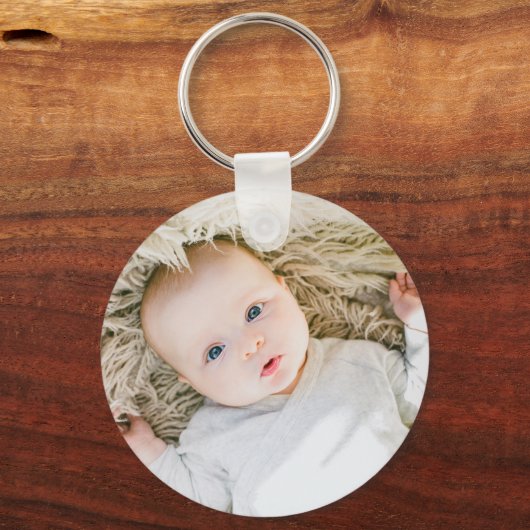 Benutzerdefiniertes Personalisiertes Foto-Image Schlüsselanhänger (Vorderseite)