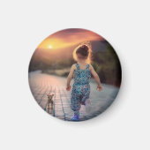 Benutzerdefiniertes Personalisiertes Foto Magnet (Vorne)